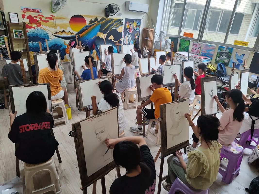 西林校区 中国艺术科技研究全国美术考级内江市考点雨田艺术培训学校绘画培训